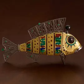 Сувенир из серебра "Знак зодиака - Рыба"