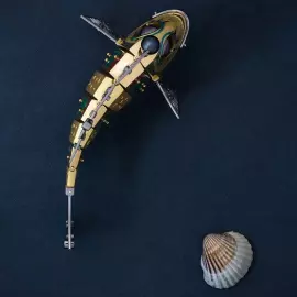 Сувенир из серебра "Знак зодиака - Рыба"