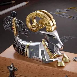 Сувенир из серебра "Знак зодиака - Козерог"