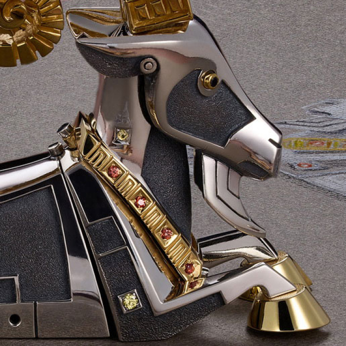 Souvenir made of silver - zodiac sign "Capricorn"