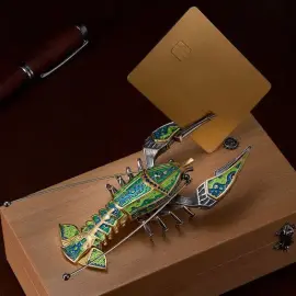 Сувенир из серебра "Знак зодиака - Рак"