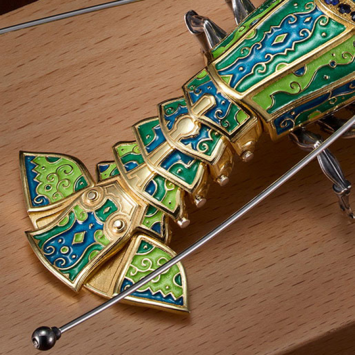 Souvenir made of silver - zodiac sign "Cancer"