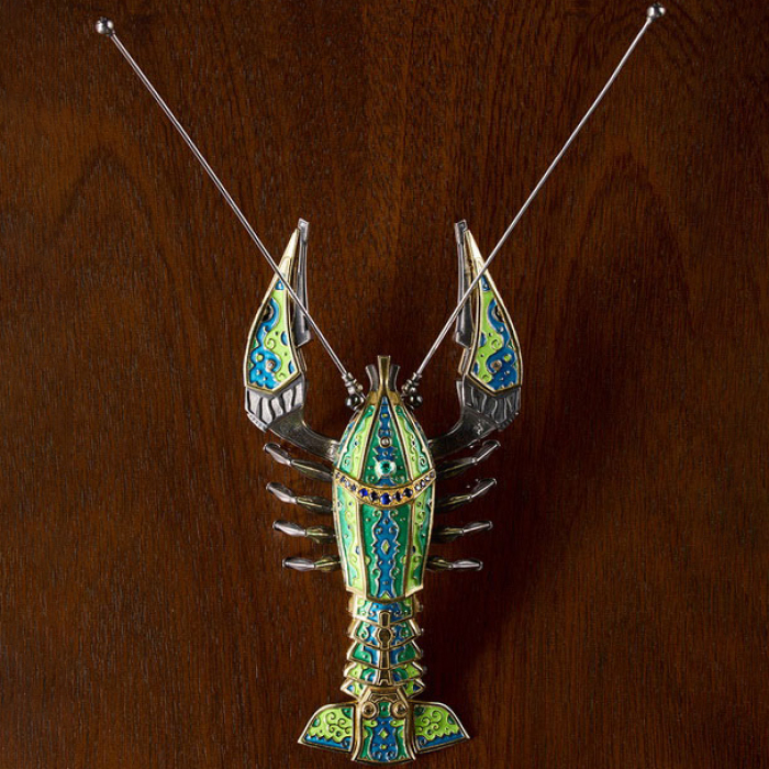 Souvenir made of silver - zodiac sign "Cancer"