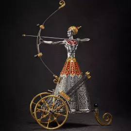 Сувенир из серебра "Знак зодиака - Стрелец"