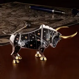 Сувенир из серебра "Знак зодиака - Телец" Сувенир из серебра "Знак зодиака - Телец"