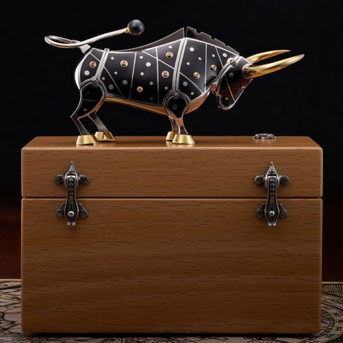 Souvenir made of silver - zodiac sign "Taurus"