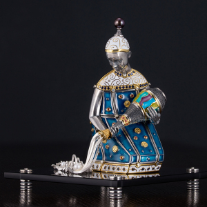 Souvenir made of silver - zodiac sign "Aquarius"