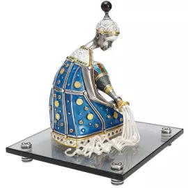 Сувенир из серебра "Знак зодиака - Водолей"