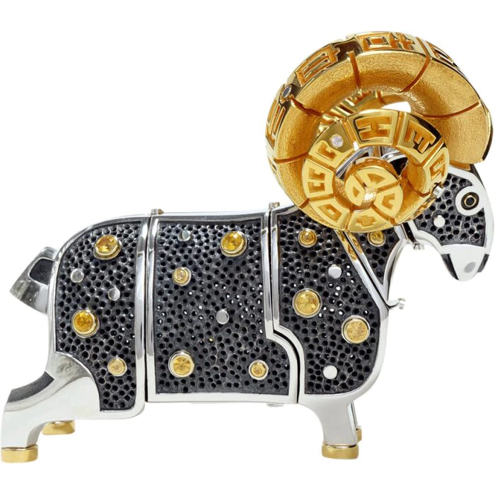 Souvenir made of silver - zodiac sign "Aries"