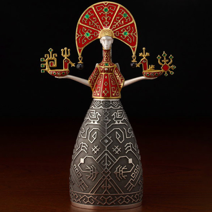 Souvenir made of silver - zodiac sign "Virgo"