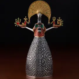 Сувенир из серебра "Знак зодиака - Дева"