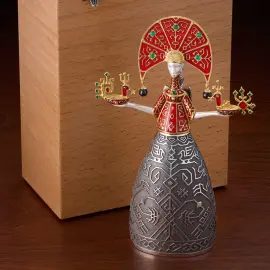 Сувенир из серебра "Знак зодиака - Дева"