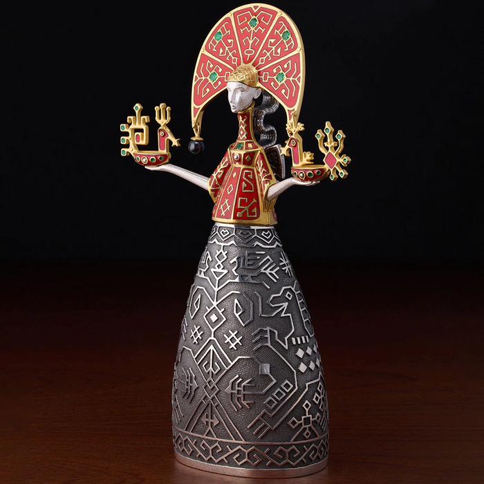 Souvenir made of silver - zodiac sign "Virgo"
