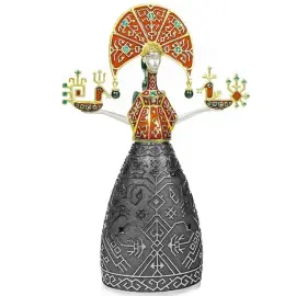 Сувенир из серебра "Знак зодиака - Дева"