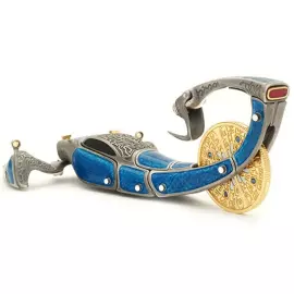 Сувенир из серебра "Автомобиль - Скорпион"