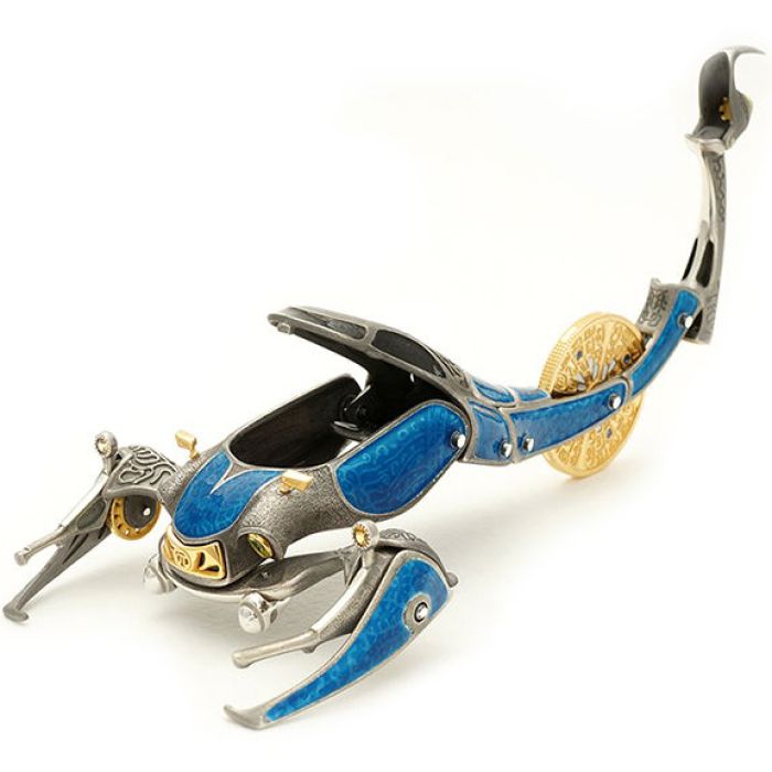 Silver souvenir "Scorpion Car"