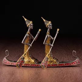 Сувенир из серебра "Знак зодиака - Близнецы"