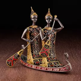 Сувенир из серебра "Знак зодиака - Близнецы"