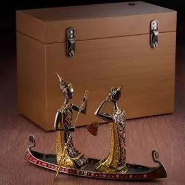 Сувенир из серебра "Знак зодиака - Близнецы"