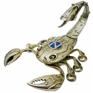 Souvenir made of silver - zodiac sign "Scorpio Nautilus"