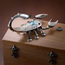 Сувенир из серебра "Знак зодиака - Скорпион Наутилус"