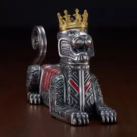 Сувенир из серебра "Тигр"