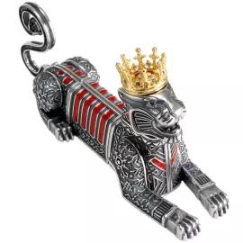 Сувенир из серебра "Тигр"