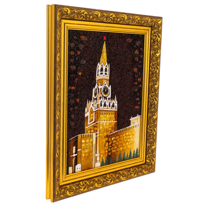 Amber painting "Kremlin"