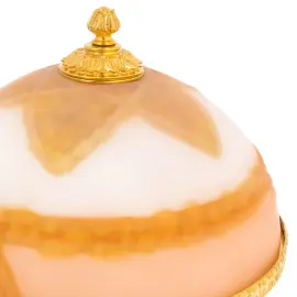 Настольная лампа "Виктория" из малахита, малая Настольная лампа "Виктория" из малахита, малая