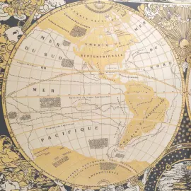 Панно "Карта мира" Златоуст