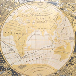 Панно "Карта мира" Златоуст