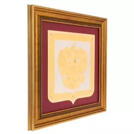 Панно декоративное "Герб РФ" Златоуст