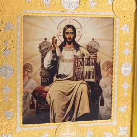 Icon of the Savior on the Throne by Chrysostom