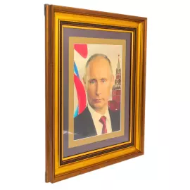Картина на сусальном золоте "Путин В.В"