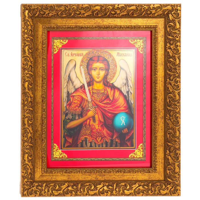 Icon on gold leaf "Archangel Michael"