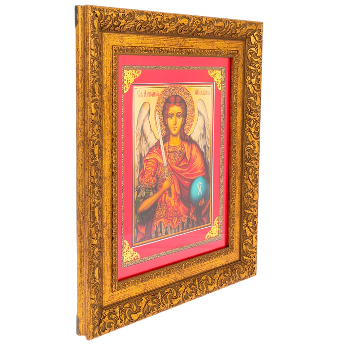 Icon on gold leaf "Archangel Michael"