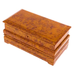 Ларец из капа березы "Секрет" с потайными отсеками