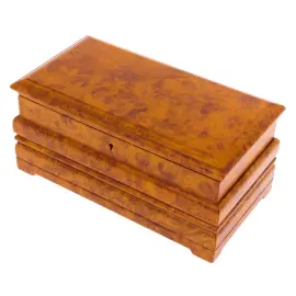 Ларец из капа березы "Секрет" с потайными отсеками