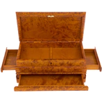 Ларец из капа березы "Секрет" с потайными отсеками