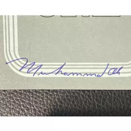 Брошюра с автографом боксера Мухаммеда Али