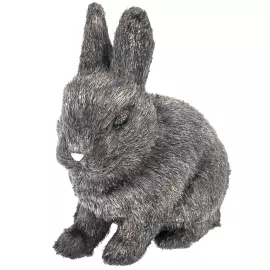 Скульптура из серебра "Кролик"