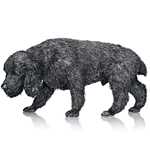 Silver sculpture "Spaniel"