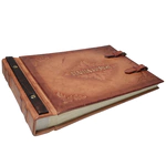 Genuine leather photo album "Our family"