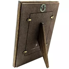 Фоторамка из натуральной кожи "Классик" зелёная