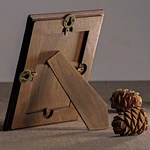 Genuine leather photo frame "Intellectual"