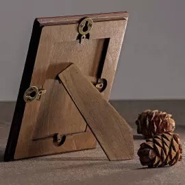 Genuine leather photo frame "Intellectual"