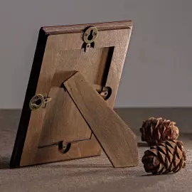 Genuine leather photo frame "Intelligent"