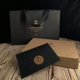 Genuine leather photo frame "Intelligent"