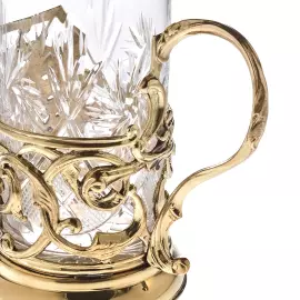 Brass cup holder "George the Victorious" for 1 person