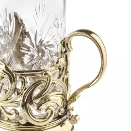 Brass cup holder "Head of the Family" for 1 person